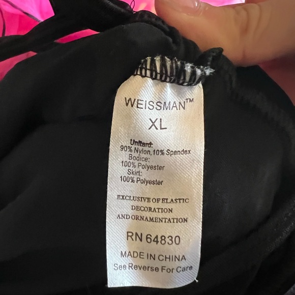 Weissman Multicolored Ruffle Unitard - Picture 2 of 4